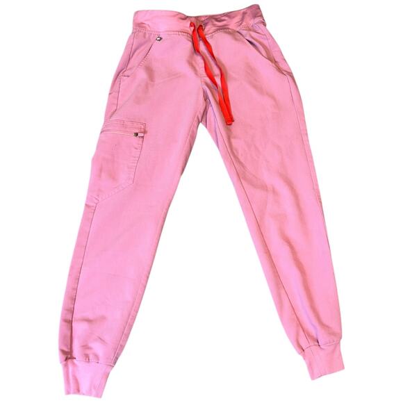 NWOT Figs Zamora Chalk Pink PO #1782 Women’s Scrub Pants Size XXS/P - Picture 1 of 5